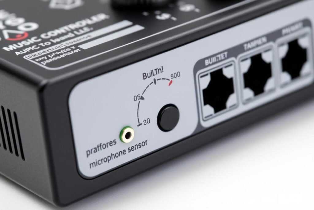 music sync led controller with microphone showing audio detection music sync led controller with microphone showing audio detection