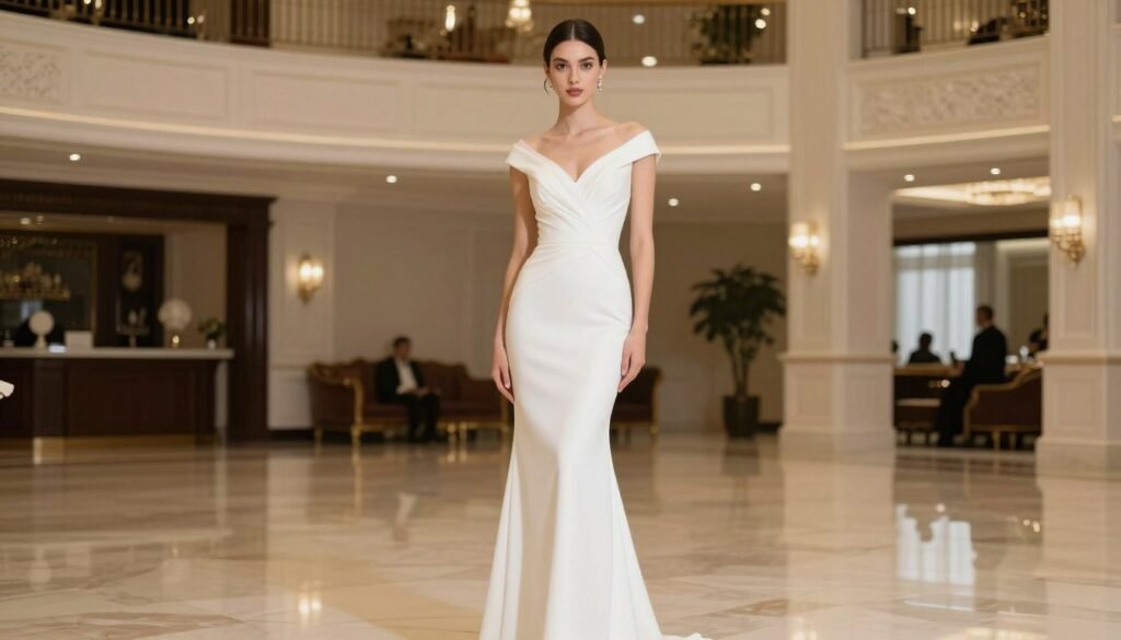perfectly fitted formal gown