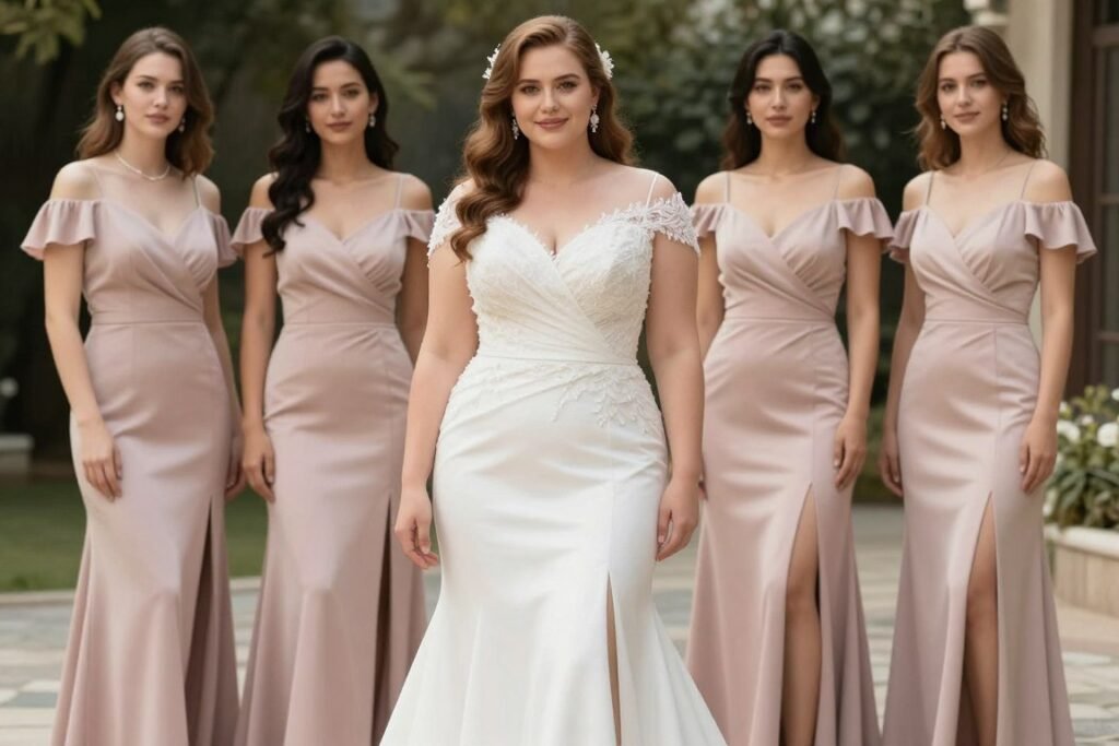 plus size wedding guest dress elegant
