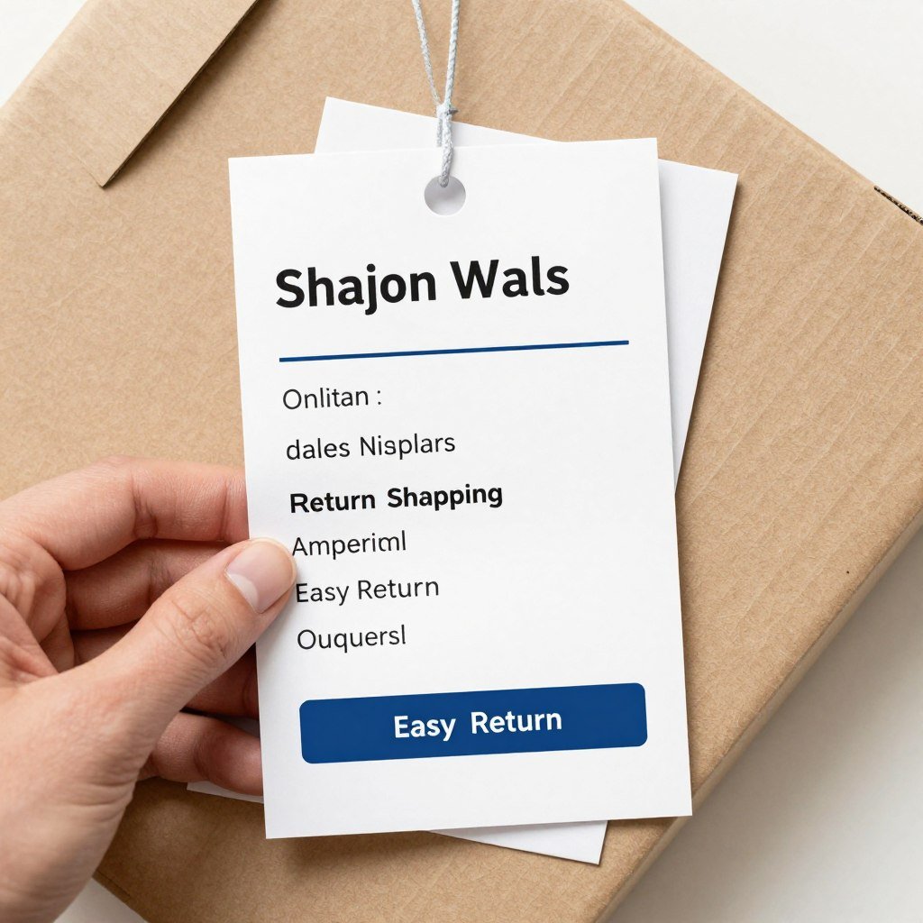 return shipping label
