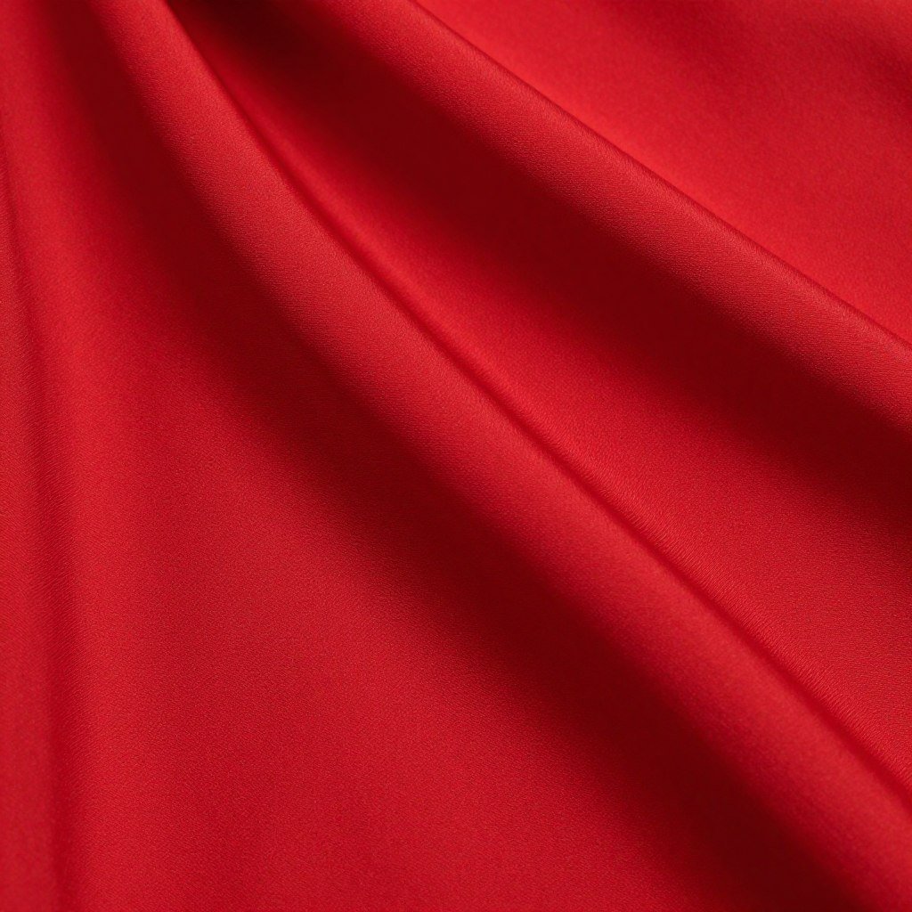 ruby red formal dress fabric swatch