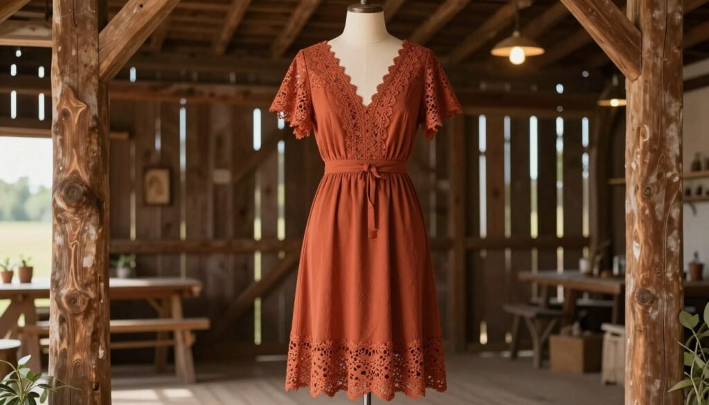 rustic wedding guest dress