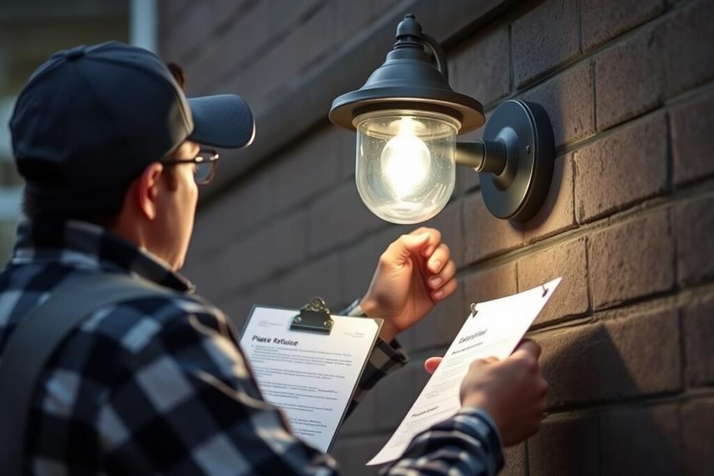seasonal outdoor lighting inspection checklist seasonal outdoor lighting inspection checklist