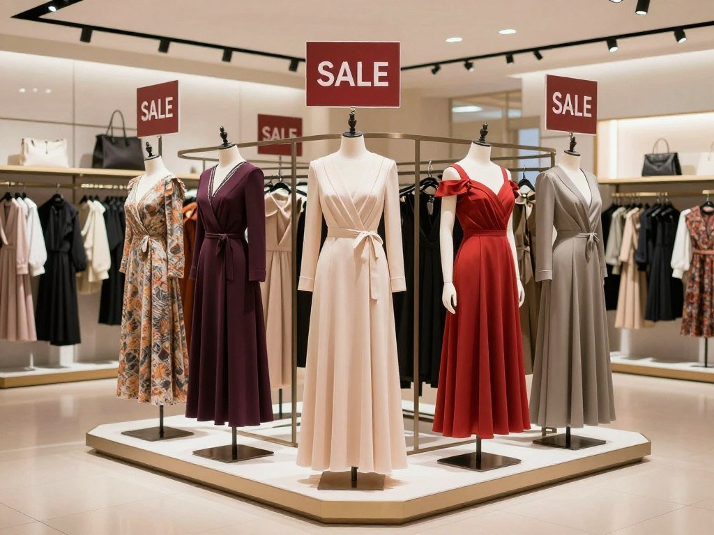 seasonal sale shopping display