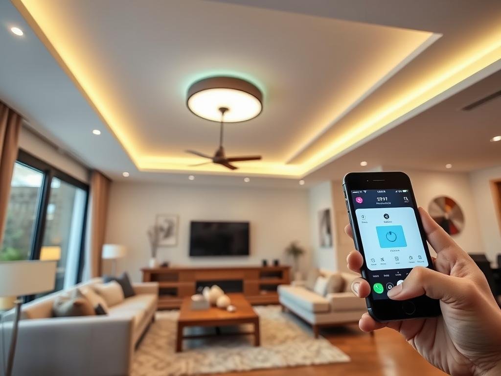 smart ceiling lights controlled by smartphone app smart ceiling lights controlled by smartphone app