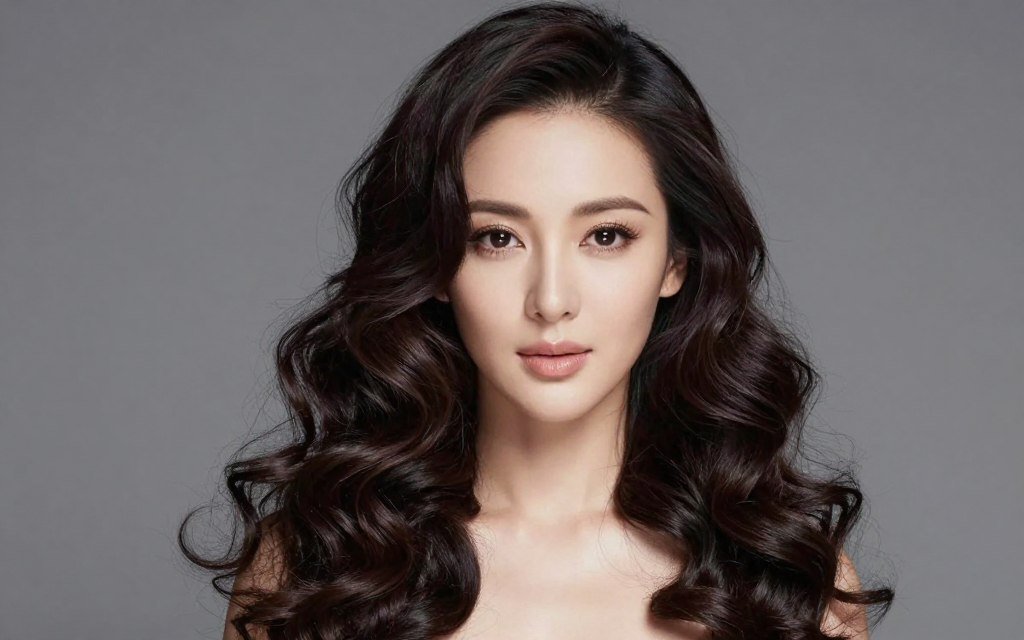 spiral curls hairstyle for long hair wedding guest