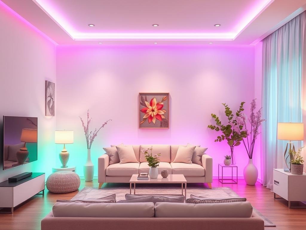 spring ambient lighting with soft pastel led colors spring ambient lighting with soft pastel led colors