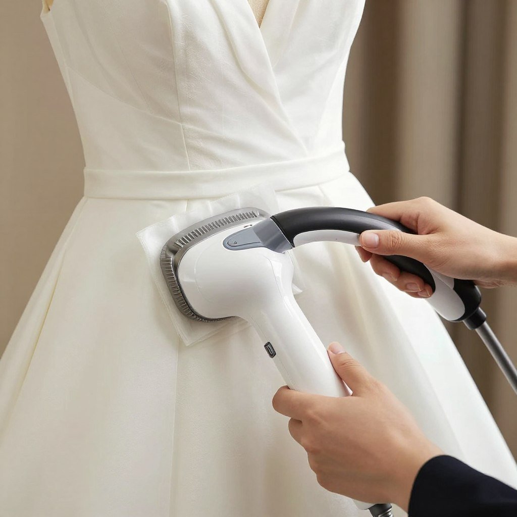 steamer for formal dress care