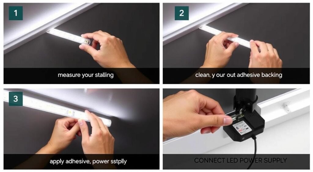 step by step led strip installation visual guide step by step led strip installation visual guide
