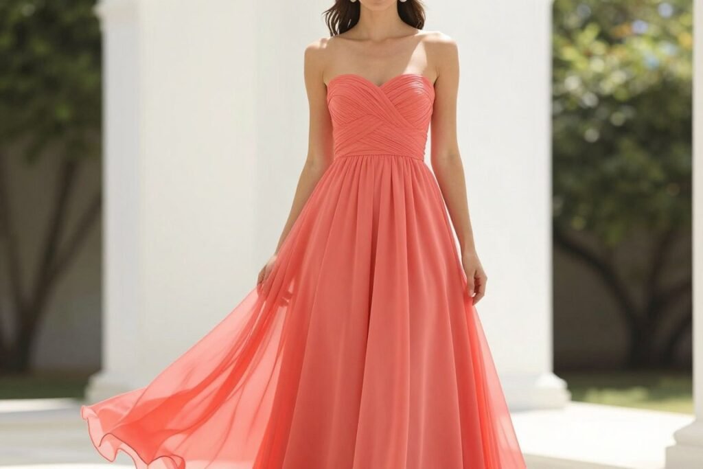 strapless maxi dress wedding guest