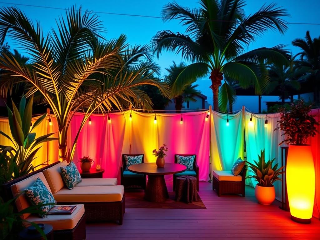 summer ambient lighting with bright tropical led colors summer ambient lighting with bright tropical led colors