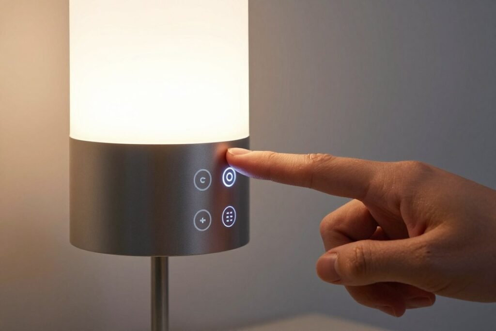 touch control led table lamp with dimmable ambient lighting settings touch control led table lamp with dimmable ambient lighting settings