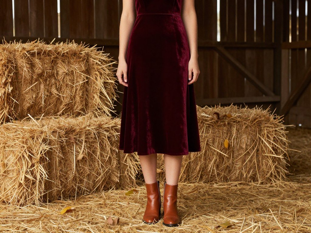 velvet dress fall wedding