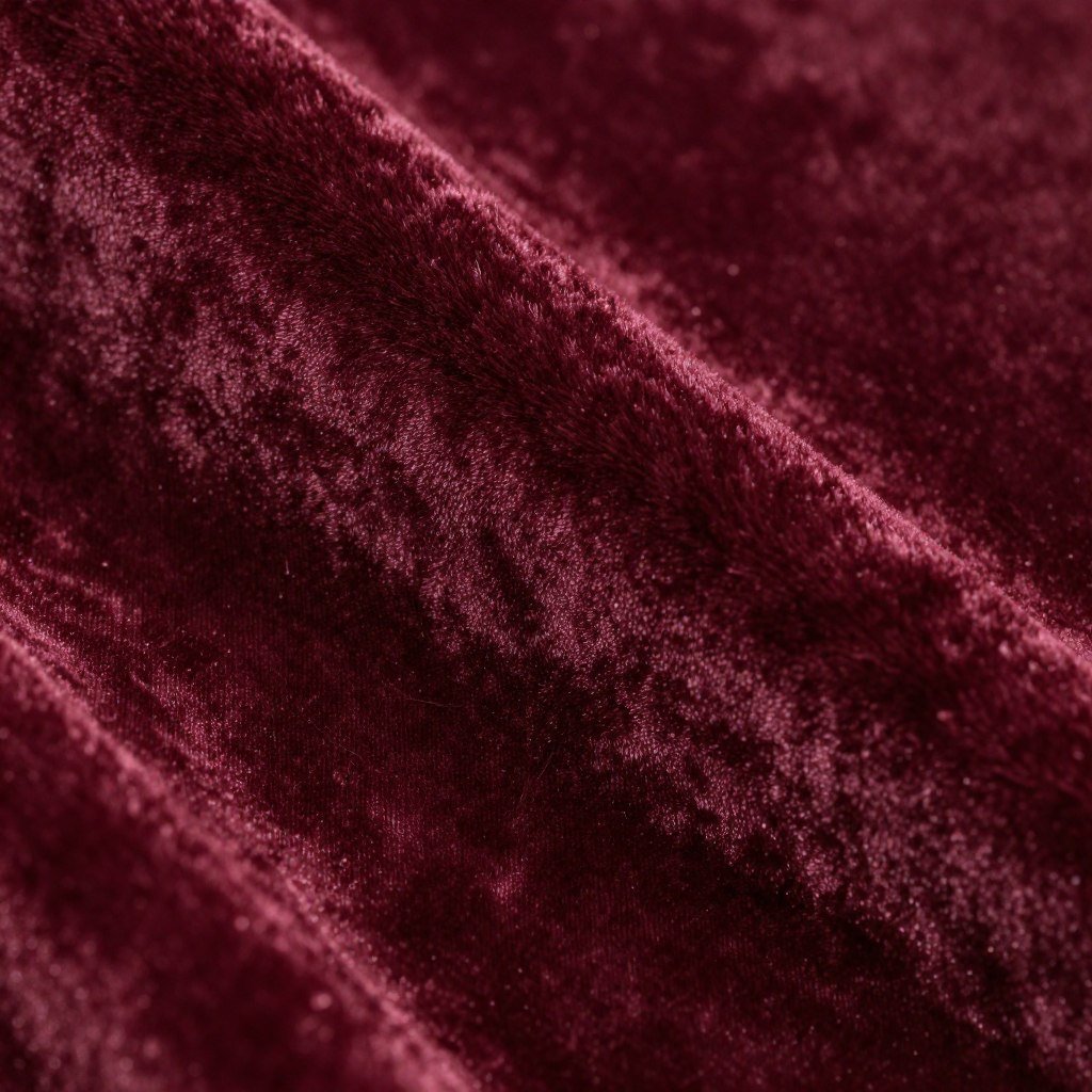 velvet fabric swatch close-up