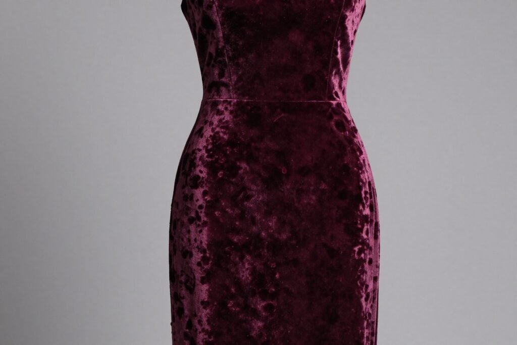 velvet fall wedding guest dress