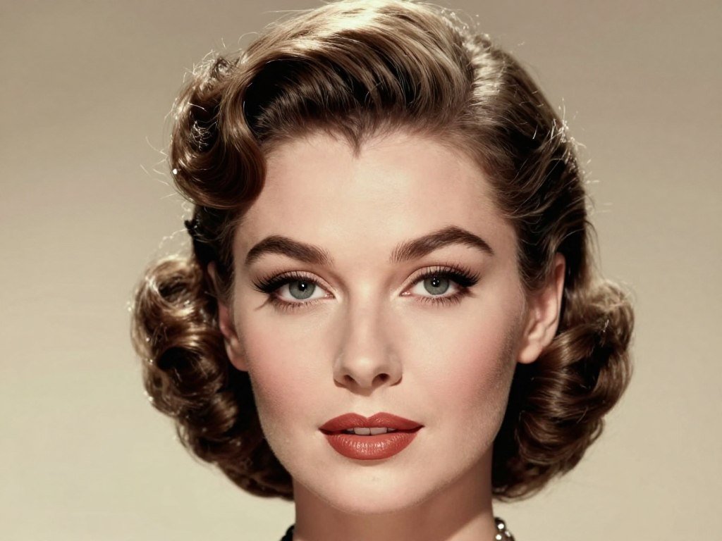 victory rolls vintage wedding guest hairstyle