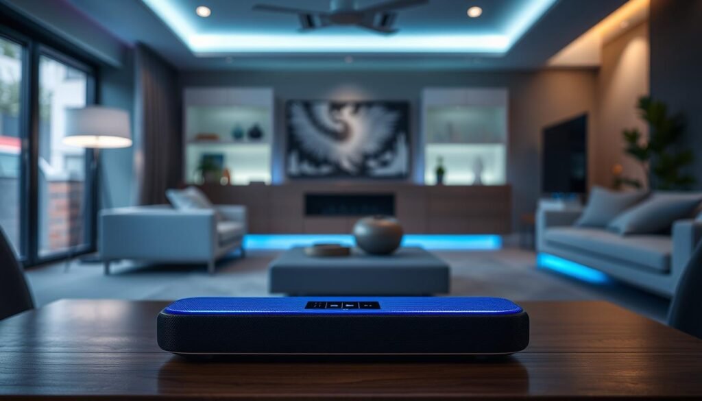 voice controlled smart ambient lighting with virtual assistant speaker voice controlled smart ambient lighting with virtual assistant speaker