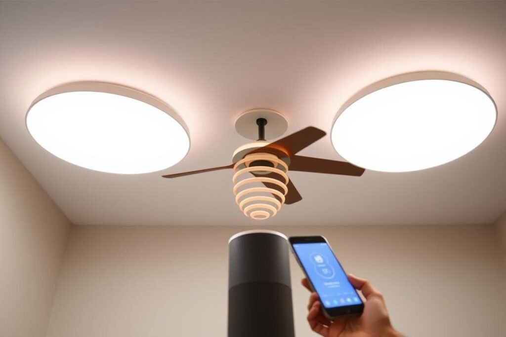 voice-controlled smart ceiling lighting system voice-controlled smart ceiling lighting system