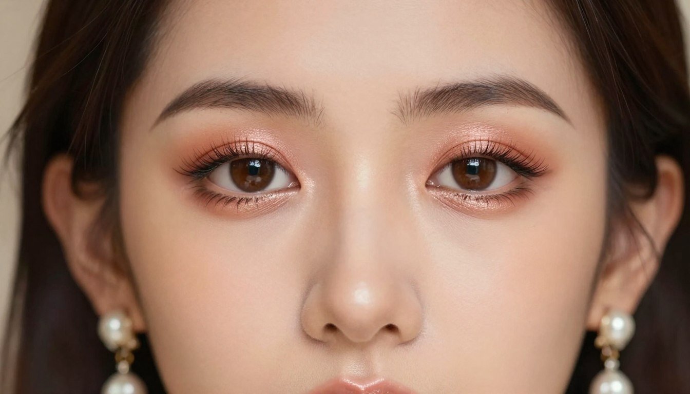 wedding guest makeup brown eyes elegant look with warm tones