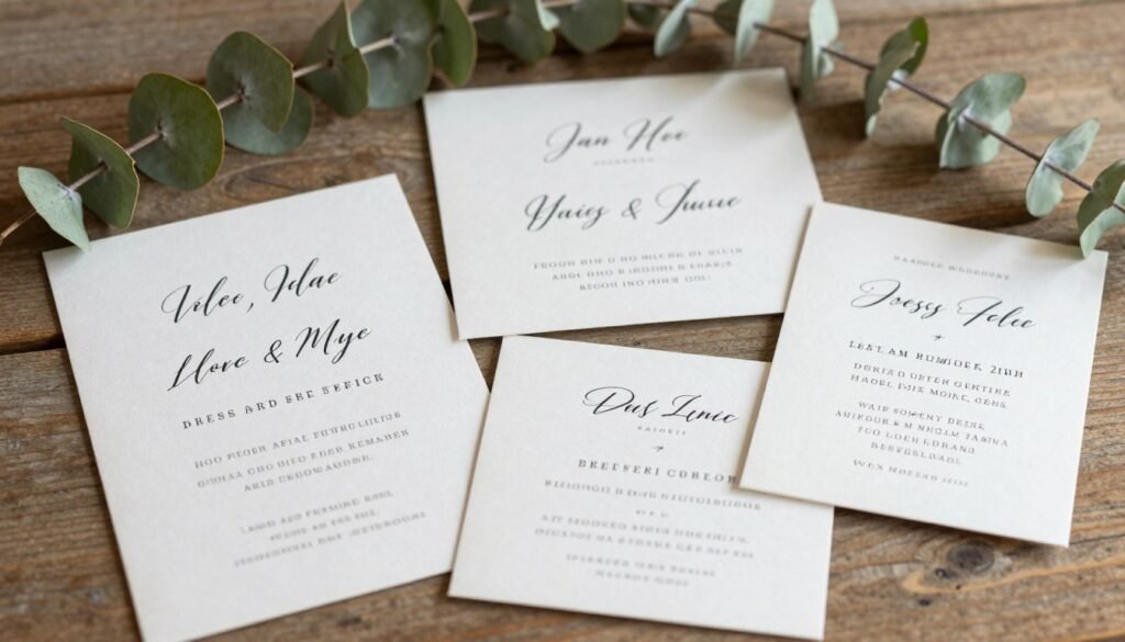 wedding invitation dress code examples