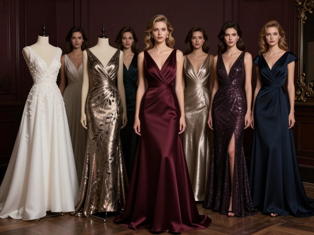winter rich color dresses