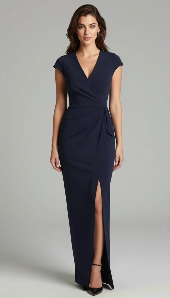 wrap dress on hourglass figure
