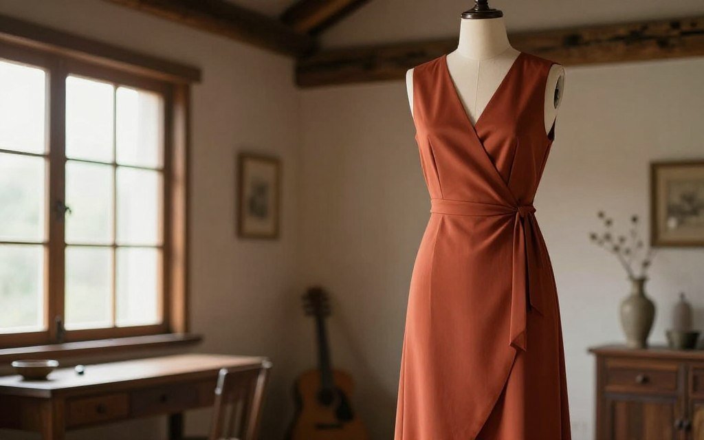 wrap midi dress styles