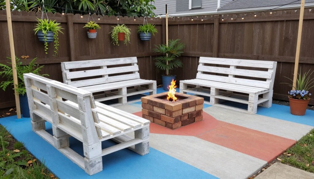 attractive backyard improvements made with affordable materials
