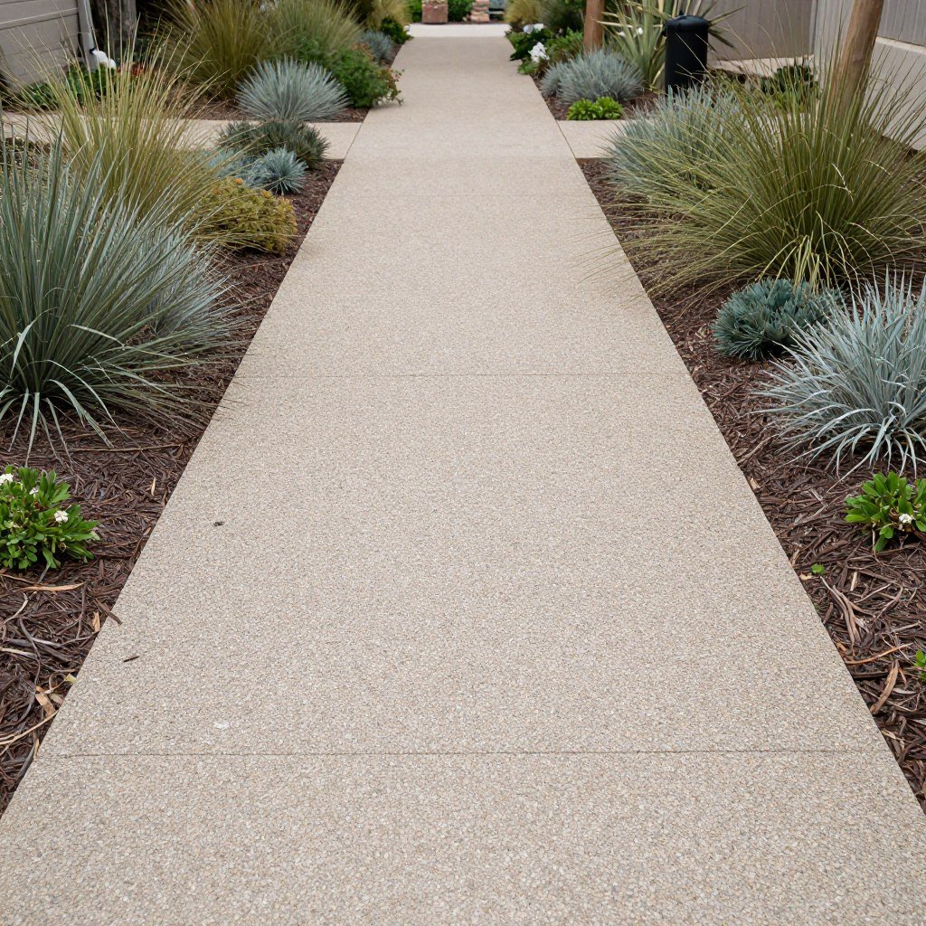 decomposed granite pathway in garden