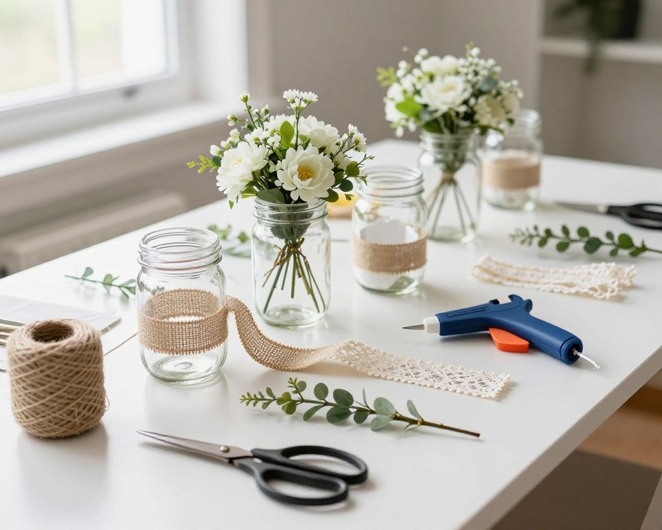 diy wedding centerpiece supplies and materials